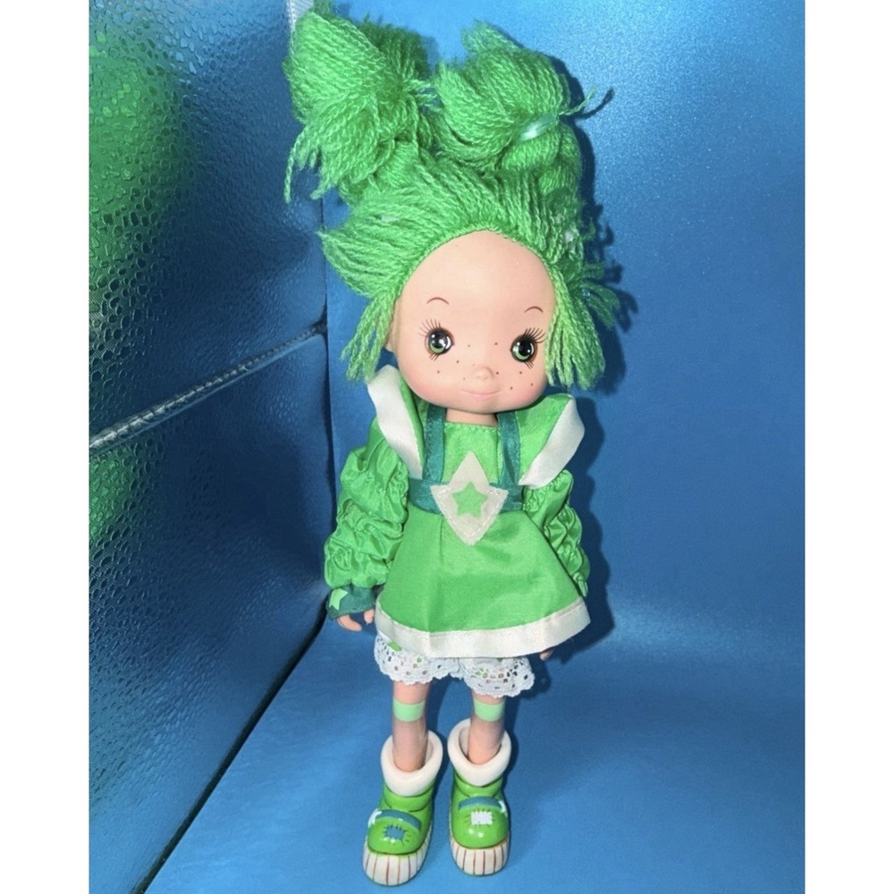 Vtg 1983 Rainbow Brite Patty O'Green Doll Hallmark Cards 8" Tall